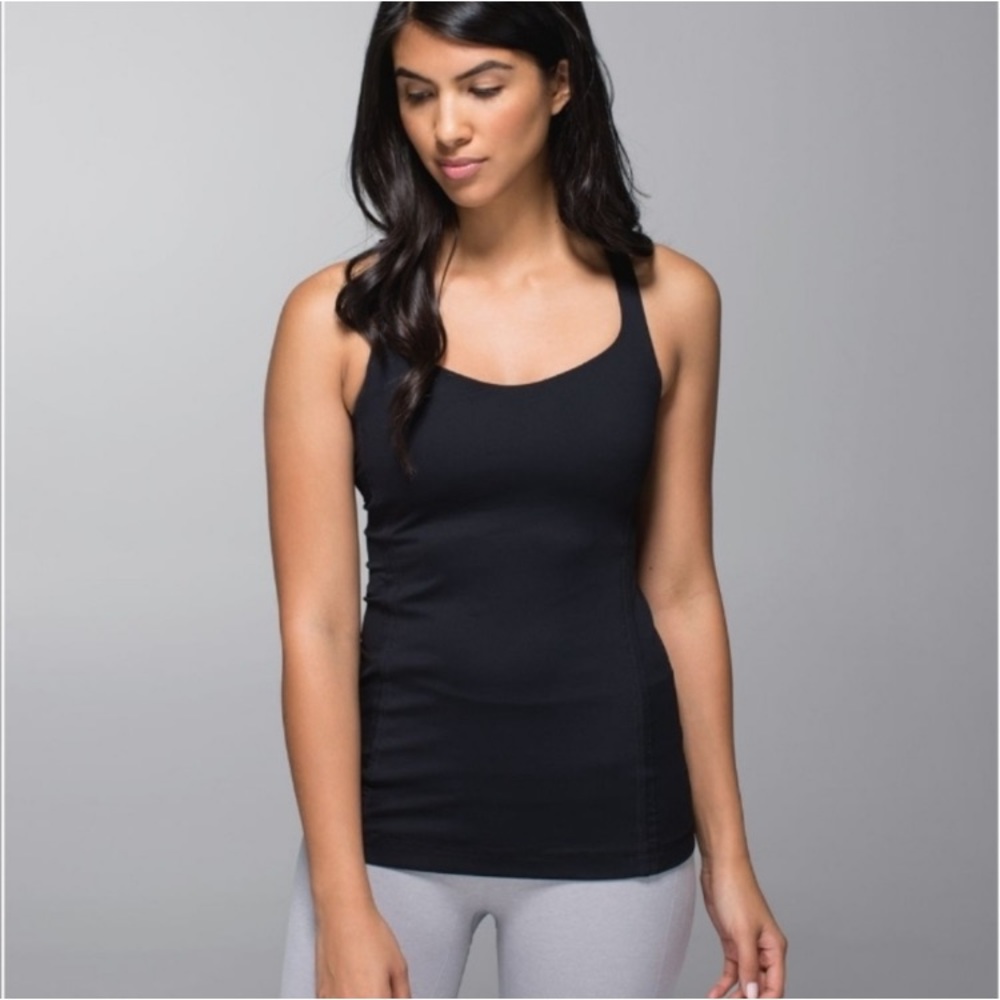 (A56) LULULEMON Free to Be Tank, Deep Purple, Size 8